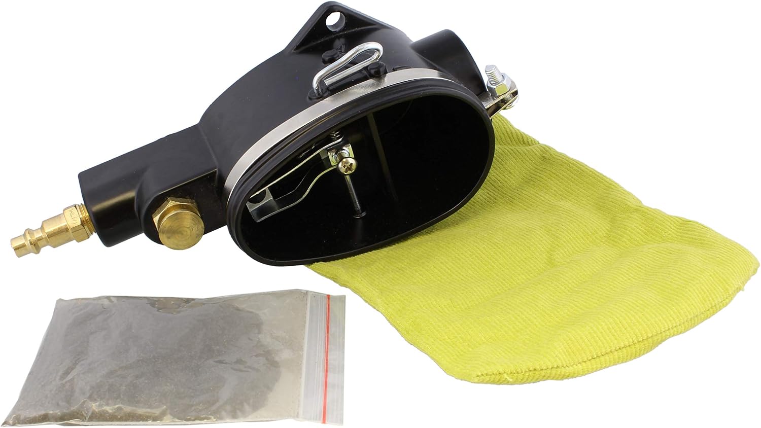 ABN Pneumatic Spark Plug Cleaner – Spark Plug Sandblaster Plug Cleaner Tool with Abrasive, Universal Sparkplug Cleaner