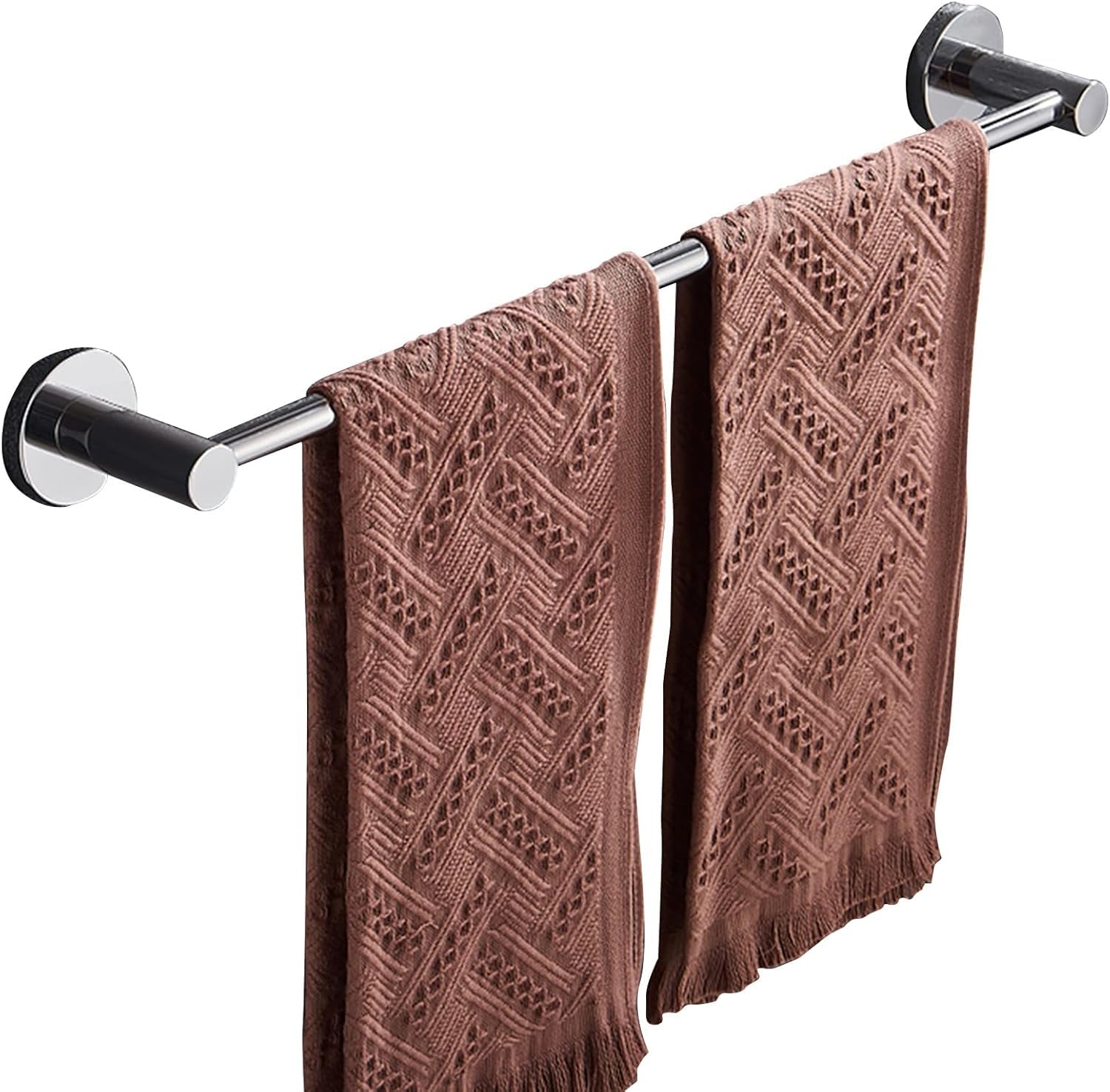Stainless Steel Long Towel Bar Rail 50Cm-120Cm | Kitchen, Bathroom, Toilet Single Rod Round Holder,27.6 inch/70cm