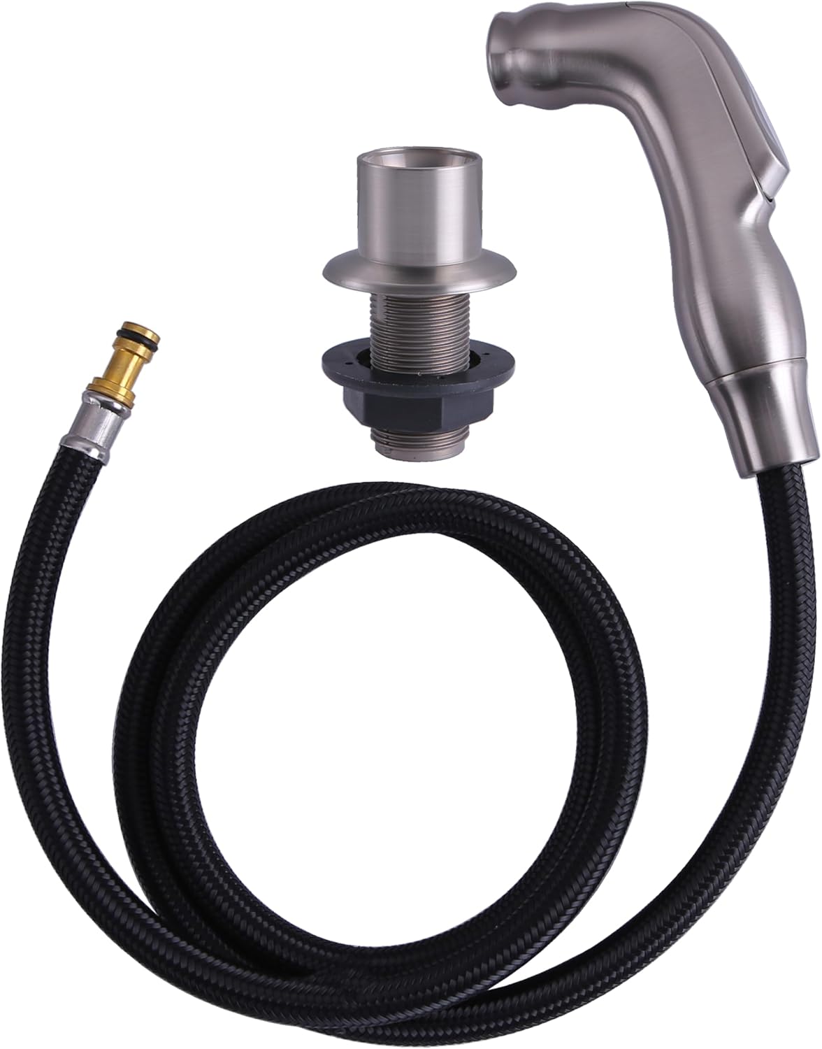 Kitchen Sink Spray Attachment for Moen Stainless Replacement Kitchen Side Spray Head and Hose Assembly, 136103SL