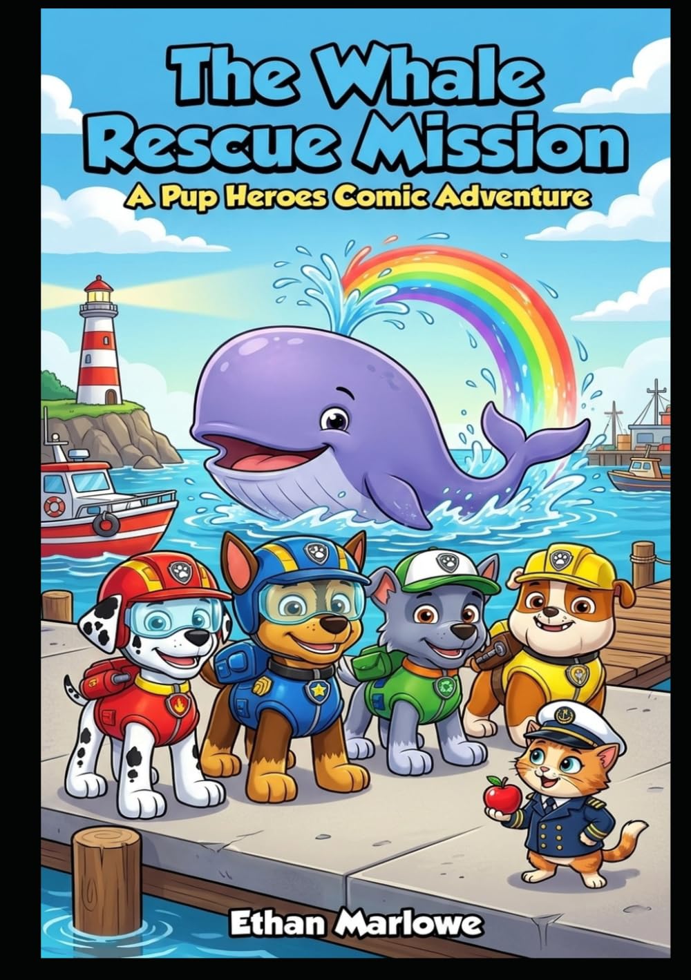 The Whale Rescue Mission: A Pup Heroes Comic Adventure