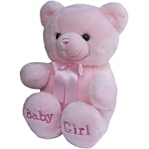 ebba Comfy 13" Pink Bear Snuggly Baby Stuffed Animal