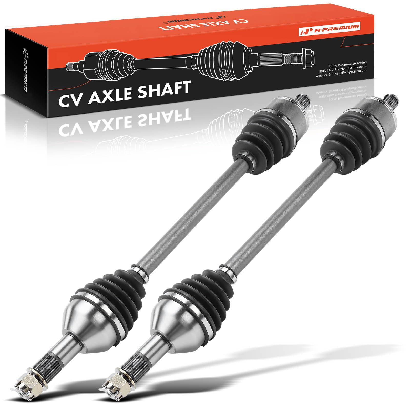 Photo 1 of **USED - MINOR DAMAGE**
A-Premium Pair (2) Rear CV Axle Shaft Assembly Compatible with Can-Am Defender HD5, Defender Max HD8 2017-2021, Defender HD8 HD10, Driver and Passenger Side