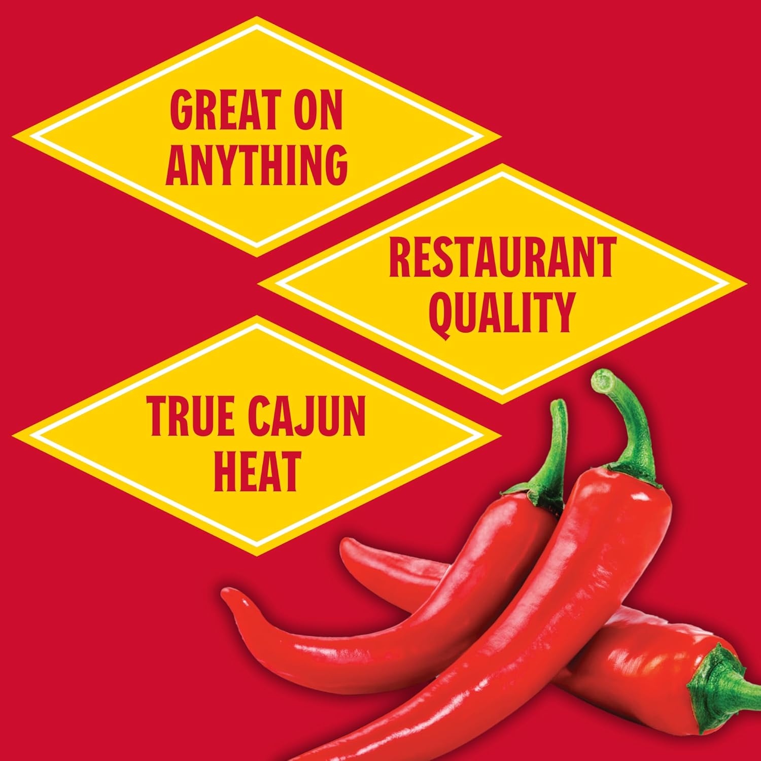 Louisiana Cravin Cajun Hot Sauce (Pack of 4)