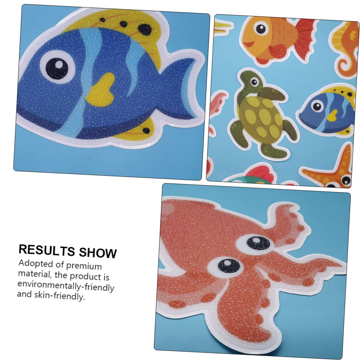 30piezas Pegatinas Antideslizantes De Dibujos Animados para Bañera Adhesivos Impermeables De Marinas Decoración Divertida para Baños y Seguridad La Hora del Baño