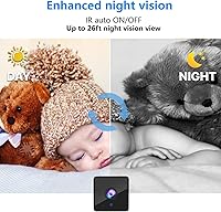 Vista 7 de Cámara WiFi inalámbrica 4K, batería de 1800 mAh, 4K para interiores, WiFi inalámbrica, cámara de seguridad para el hogar, cámaras de vigilancia