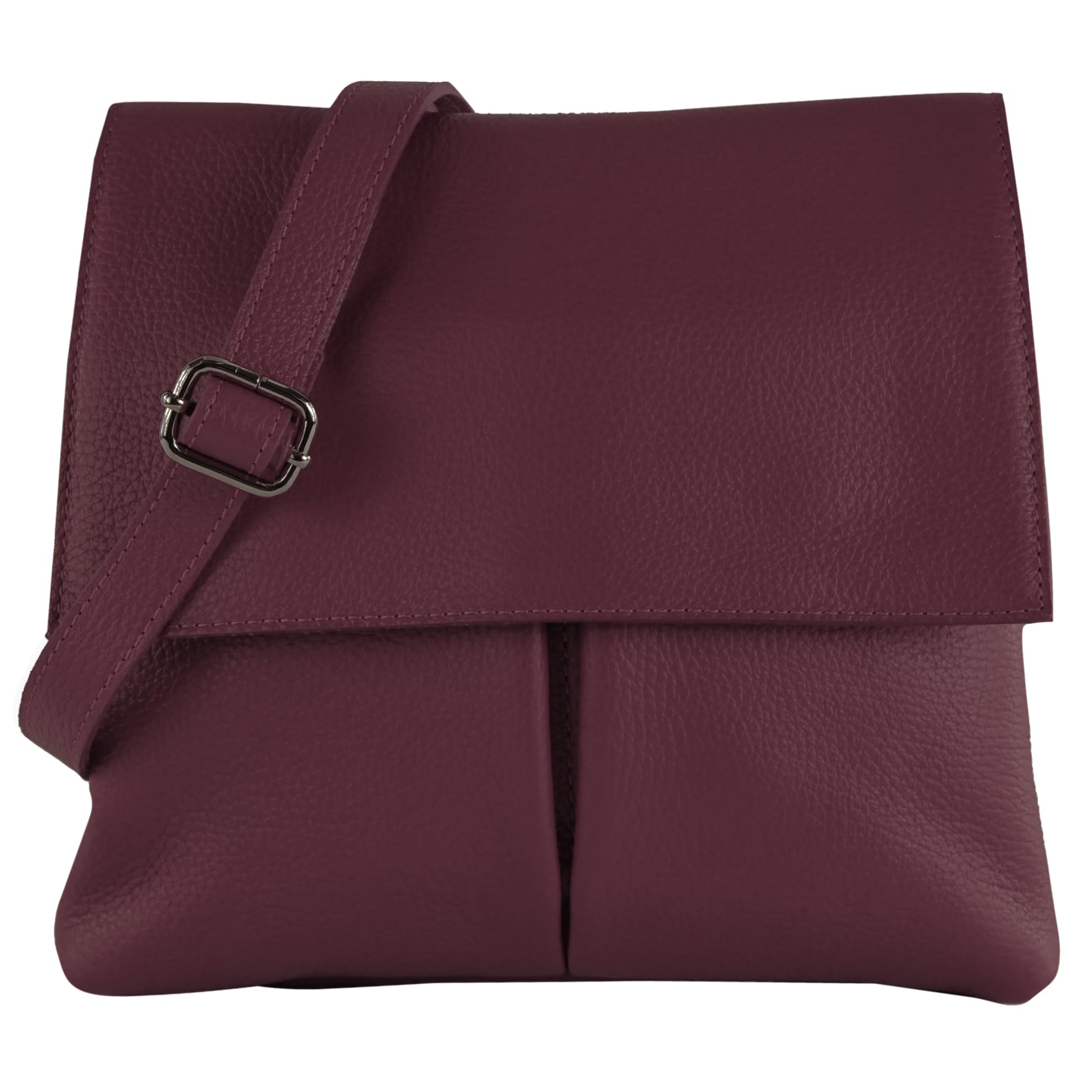 modamoda de T63LEDER Damen Leder Umhängetasche, handmade in Italy