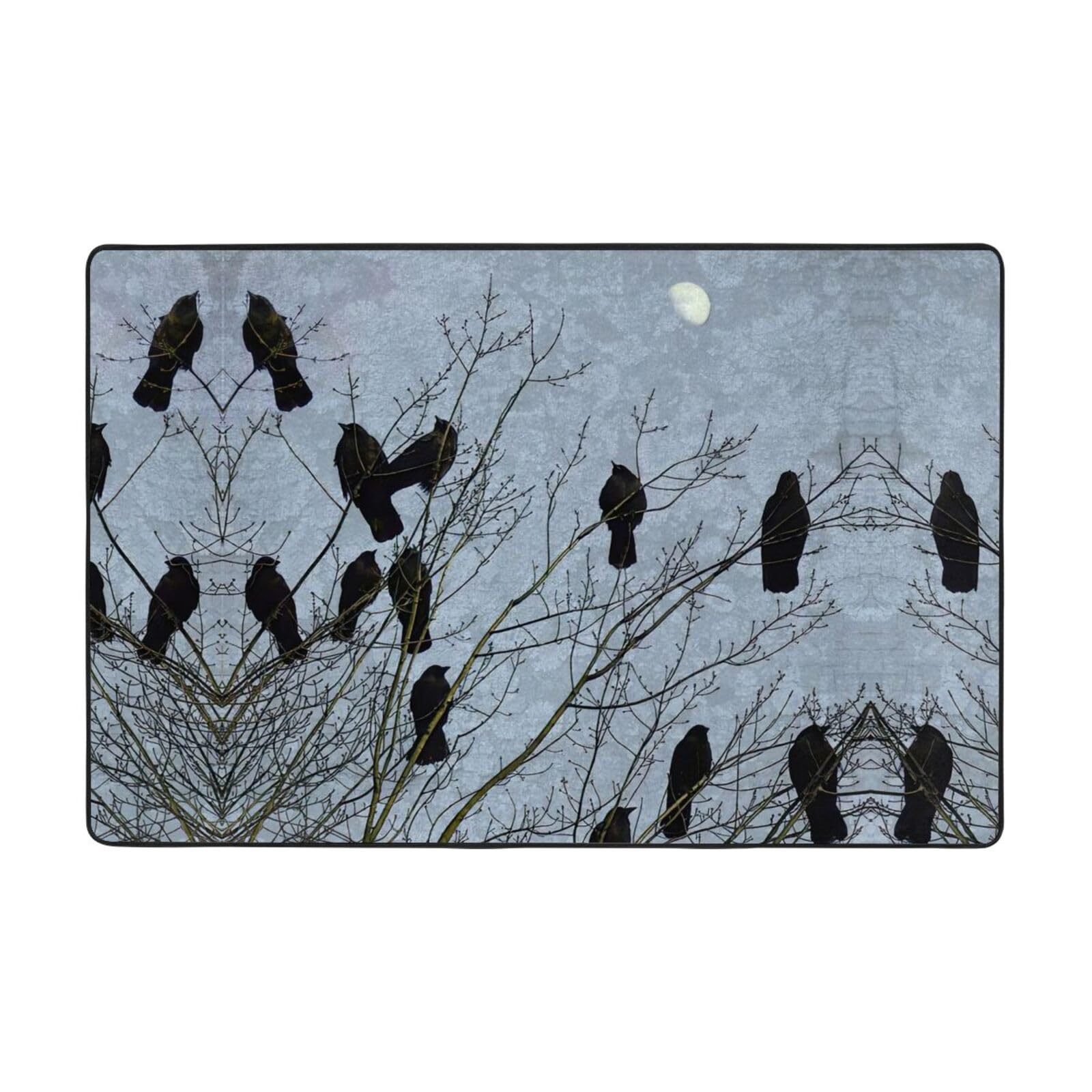 Tapis corbeau noir EdWal anti-froid pour réchauffer vos pieds