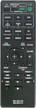 RM-ADU138 RM-ADU101 Replaced Remote fit for Sony DVD Home Theater System