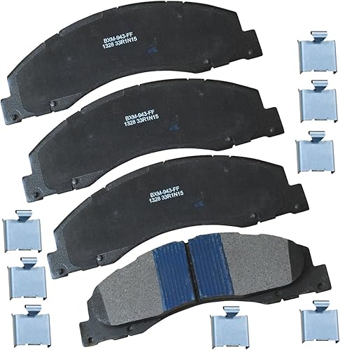 Vista 423 de Bendix Premium SBM8 - Pastillas de freno semimetálicas Premium para modelos seleccionados Buick Special, Camaro, Corvette, Phaeton, Olds F85, Vista