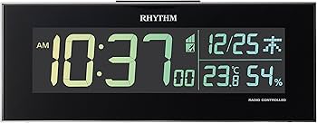 Amazon.co.jp: リズム(RHYTHM) 目覚まし時計 電波時計 デジタル