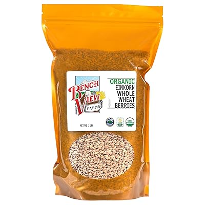 Organic Einkorn Wheat Berries - 3lbs