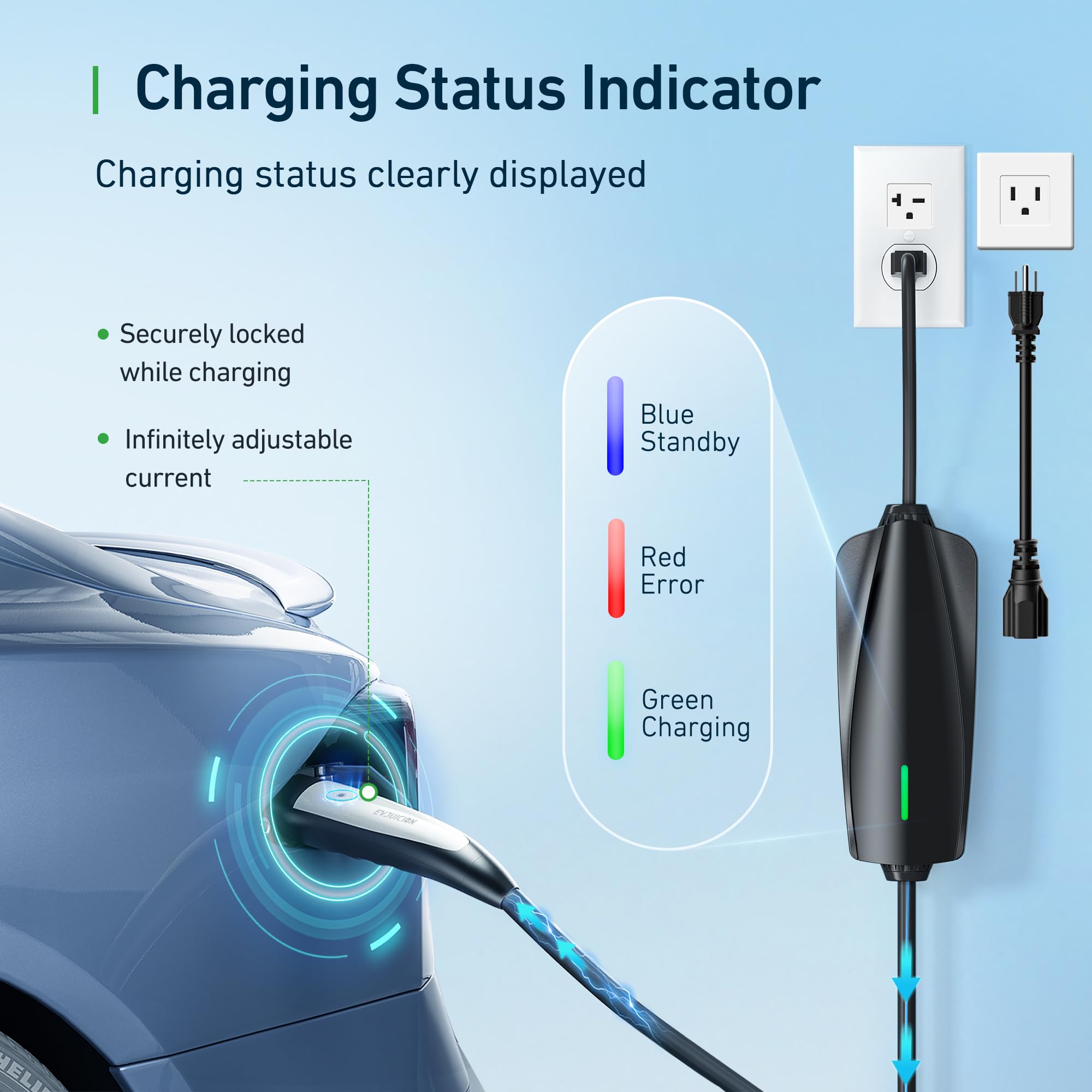 Tesla Wireless Charging Adapter Alxum 16A Tesla Mobile Charger