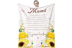 Regalos Para Mamá Throw Blanket | Birthday Gifts for Mom in Spanish