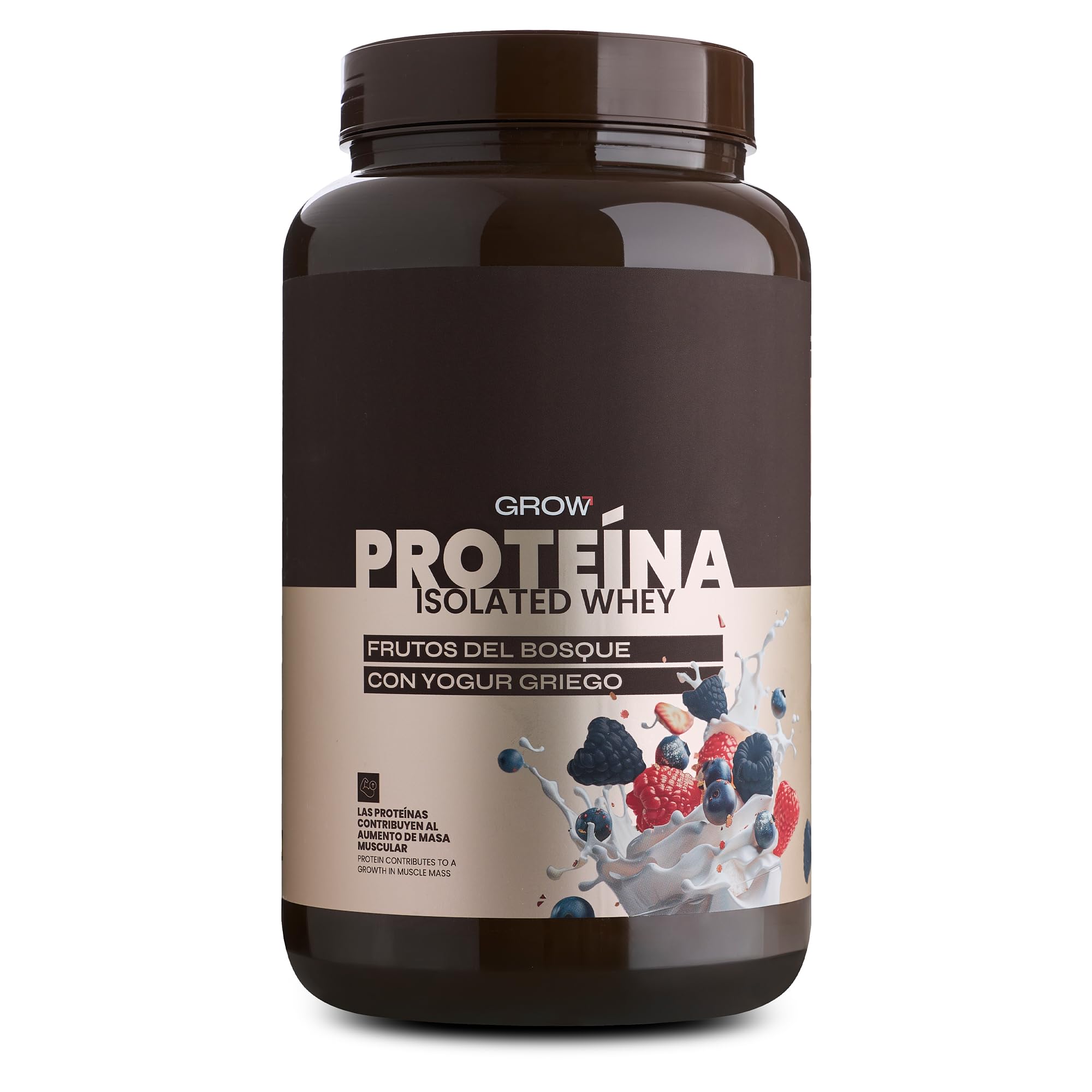 Grow Wellness Lote Proteína Aislada Frutos del Bosque con Yogur Griego 1 kg + Creatina Monohidrato Creapure 250 g | Whey Isolate CFM