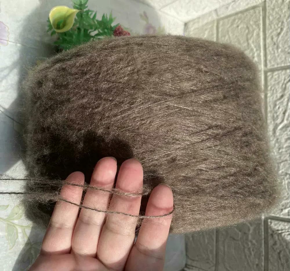 Filato di Mohair Rosa Super Bello, Morbido e soffice, per Lavorare a Maglia, in Acrilico Biologico per Neonati, da 520 g