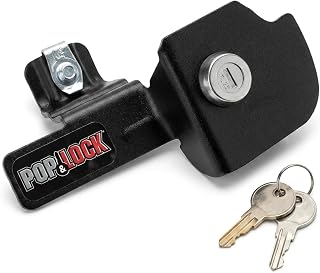 Pop & Lock – Manual Tailgate Lock for Chevy Silverado and GMC Sierra, Fits 1999 to 2007 Models (Black, PL1100)