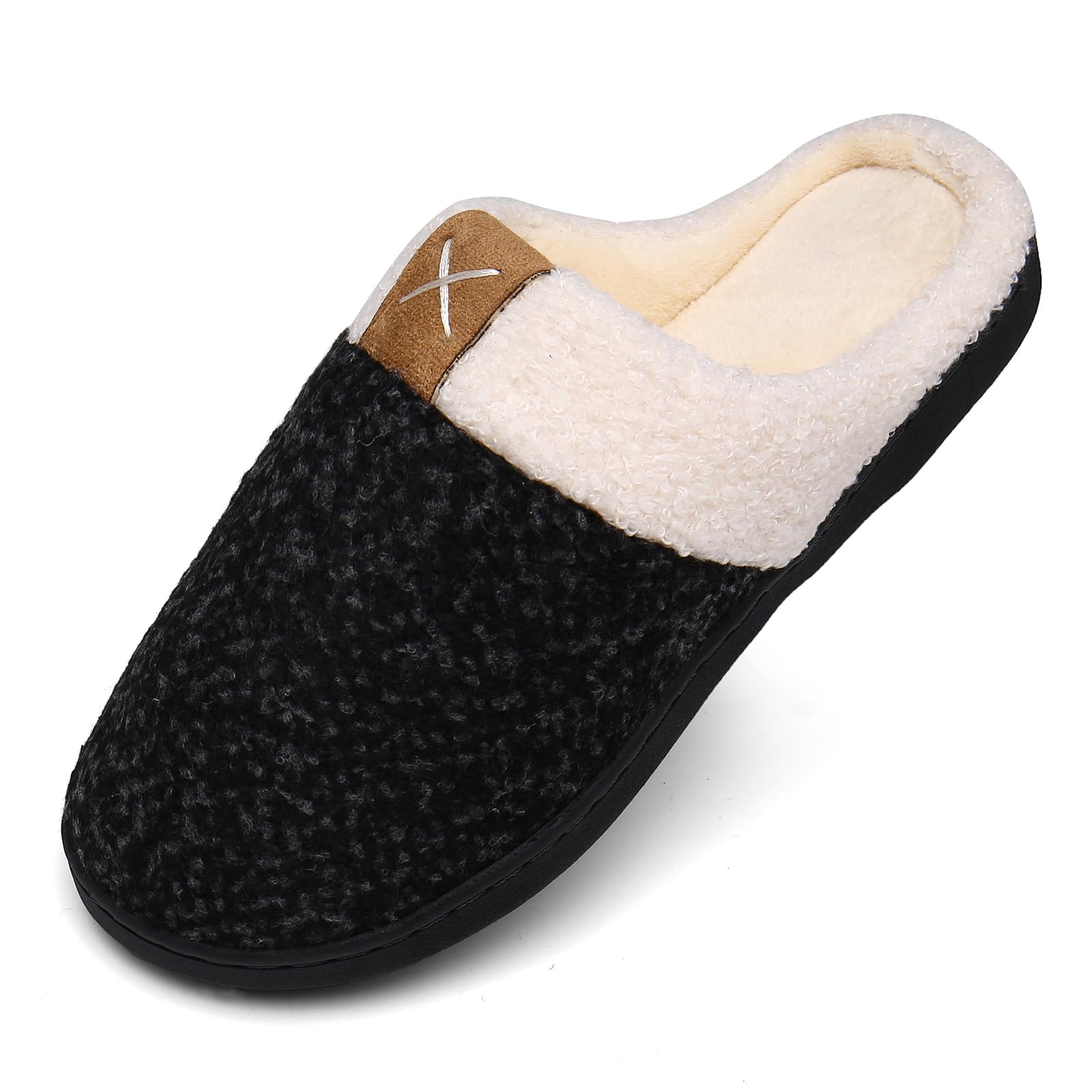 Mishansha Pantofole Donna Uomo Memory Foam in Caldo Cotone Scarpe da Casa