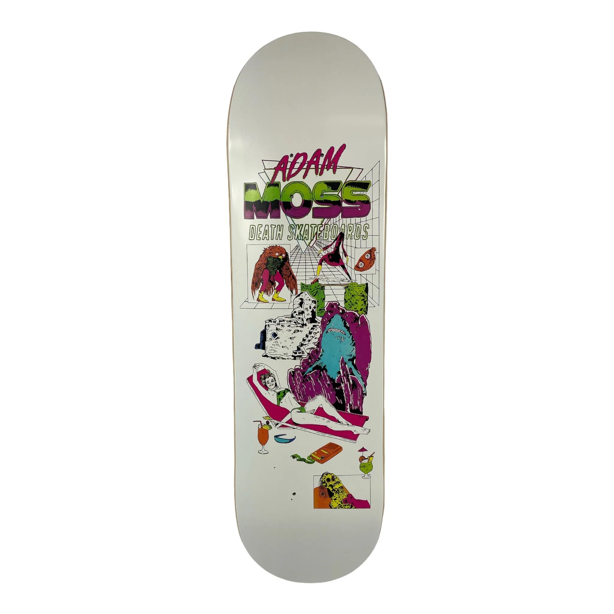 Adam Moss Shark Pro Deck Skateboard Deck - Death Skateboards - 7 75