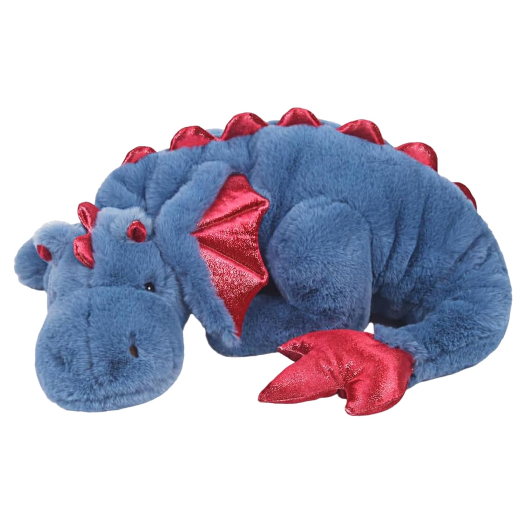 Peluche simpatico cartone animato di peluche drago da 43 pollici con ala gigante morbida decorazione per bambini blu