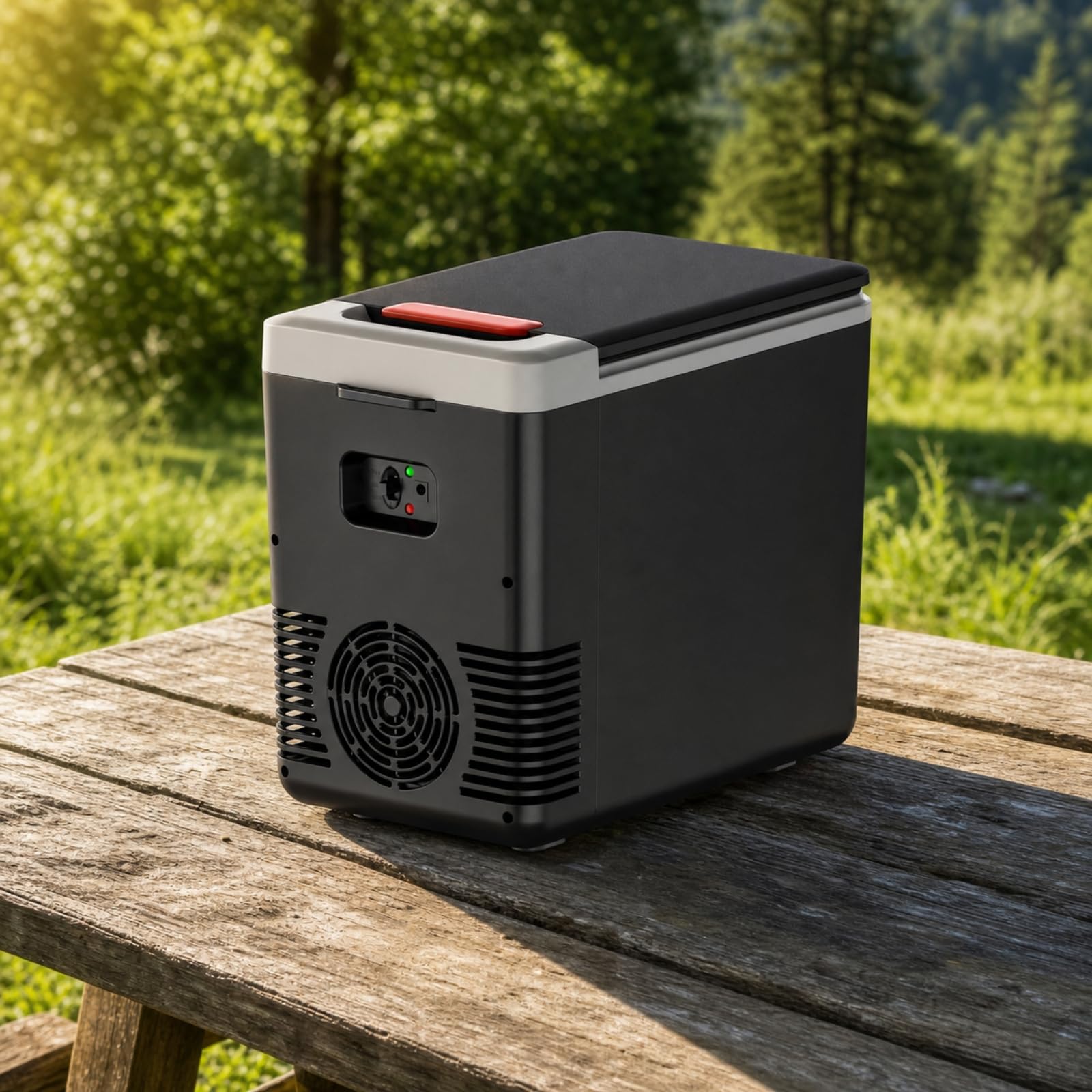 Mini Nevera con Asa Inrna | Ligero, Nevera para Coche, rmoeléctrico, Camping