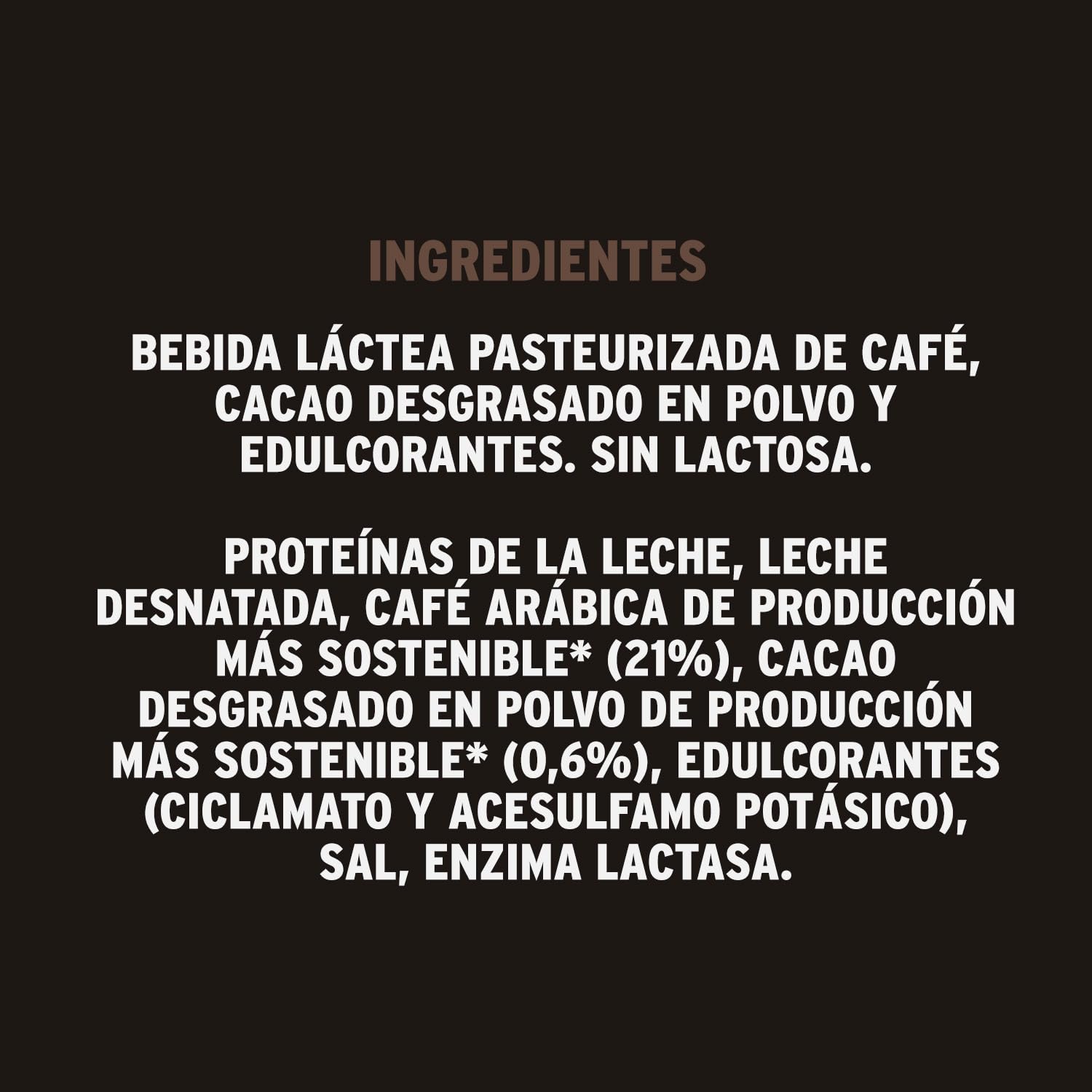 KAIKU CAFFÈ LATTE - Protein Coffee Chocolate Cappuccino 330 ml, Café Frío, Listo para Tomar, 26 g de Proteína por Ración, Café Arábiga, sin Azúcares Añadidos, Bajo en Grasa, sin Gluten y con Lactosa