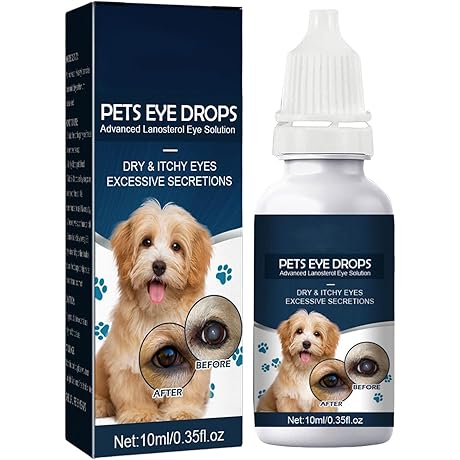 Saline Solution for Eyes: Drops for Pets - Safe and Gentle Eye...