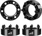 2'' 6x5.5 Wheel Spacers for Tacoma 4Runner FJ Cruiser Sequoia, 6Lug 6x139.7mm Forged Wheel Spacers 108mm Hub Bore with 12x1.5 ET Lug Nuts