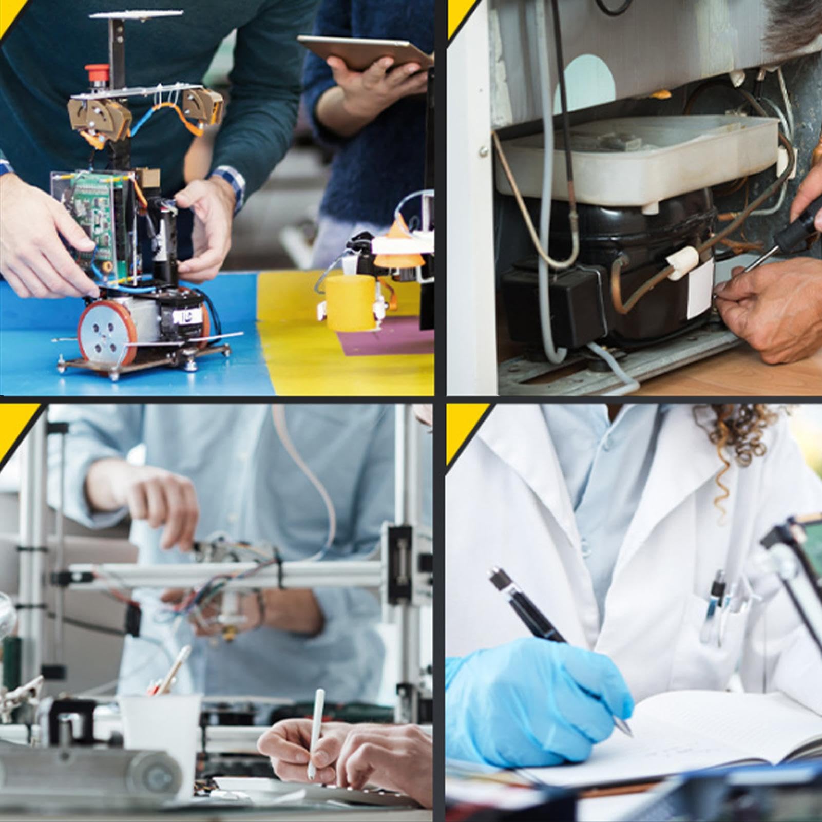 Osciloscopios Laboratorio,Medidor de Capacitancia Multifunción - Comprobador Automático para Diodo Resistor Inductor y Transistores MOS NPN