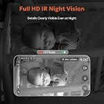 Owltron Indoor Security Camera,2K Indoor Camera for Baby & Elder, Pet Camera with Motion Detection, Night Vision, 2-Way Audio, 2.4Ghz WiFi Camera Wireless, Baby Monitor Works with APP & Alexa