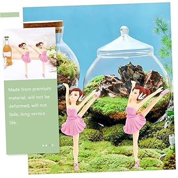 Amazon.co.jp: IWOWHERO 4個 バレリーナの女の子 バレエ少女