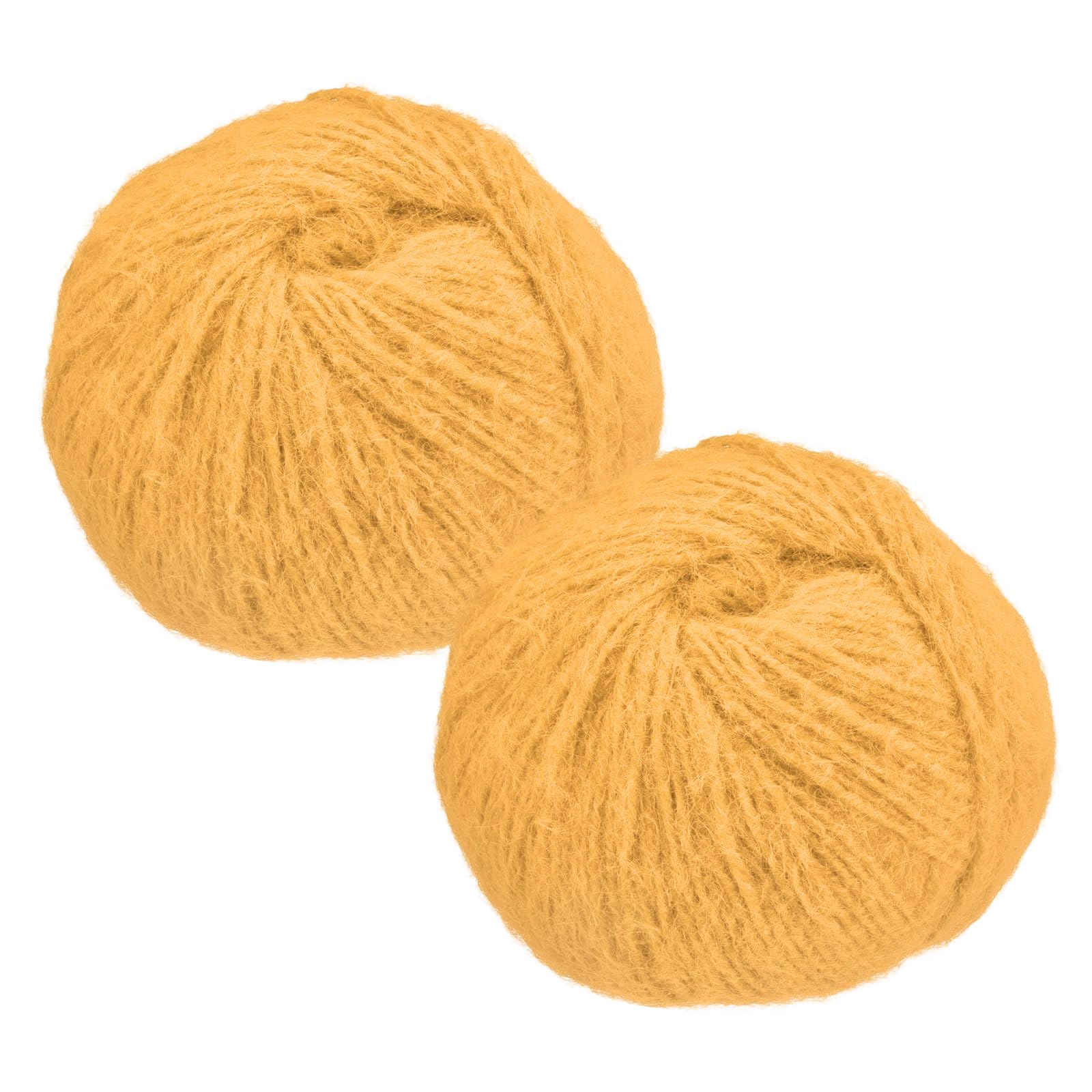 Hilo mohair de peso encaje PATIKIL con lana seleccionada de pelo largo color ámbar