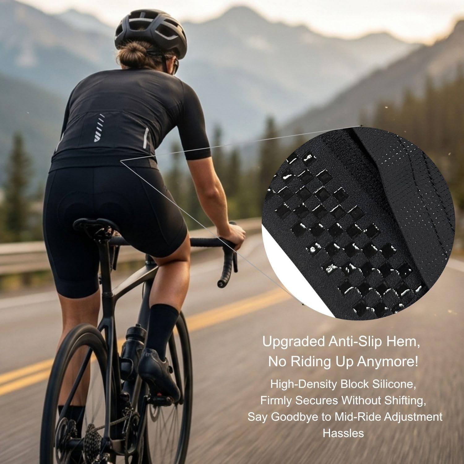 Lo.gas Radtrikot Damen Kurzarm,Fahrradtrikot Rennrad Trikot Atmungsaktiv Frauen Fahrrad Shirt Sommer Fahrradjacke Radfahren Top Mit 3 Taschen