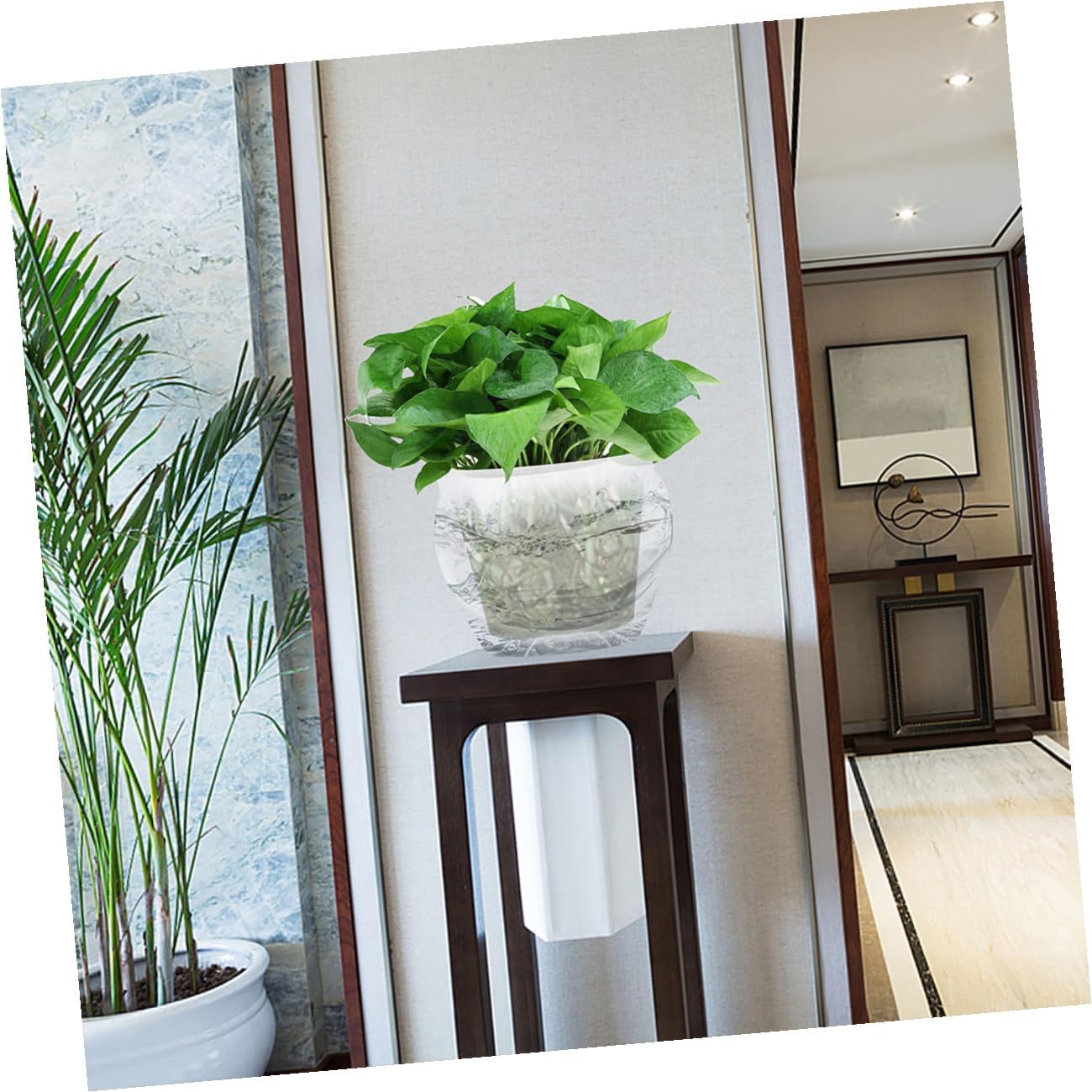 12pcs Root Control Nursery Pots Indoor Planter for Flowers and Orchids, Plastic Small Round Plant Pots 18cm Diameter for Garden and Home Use