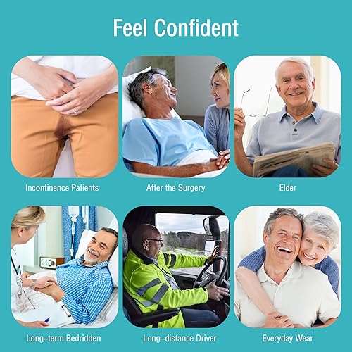 Miniatura 7 de Carer - Fundas de pañales para adultos, 2 piezas, lavables, a prueba de fugas, ropa interior para incontinencia para hombres y mujeres, elástico