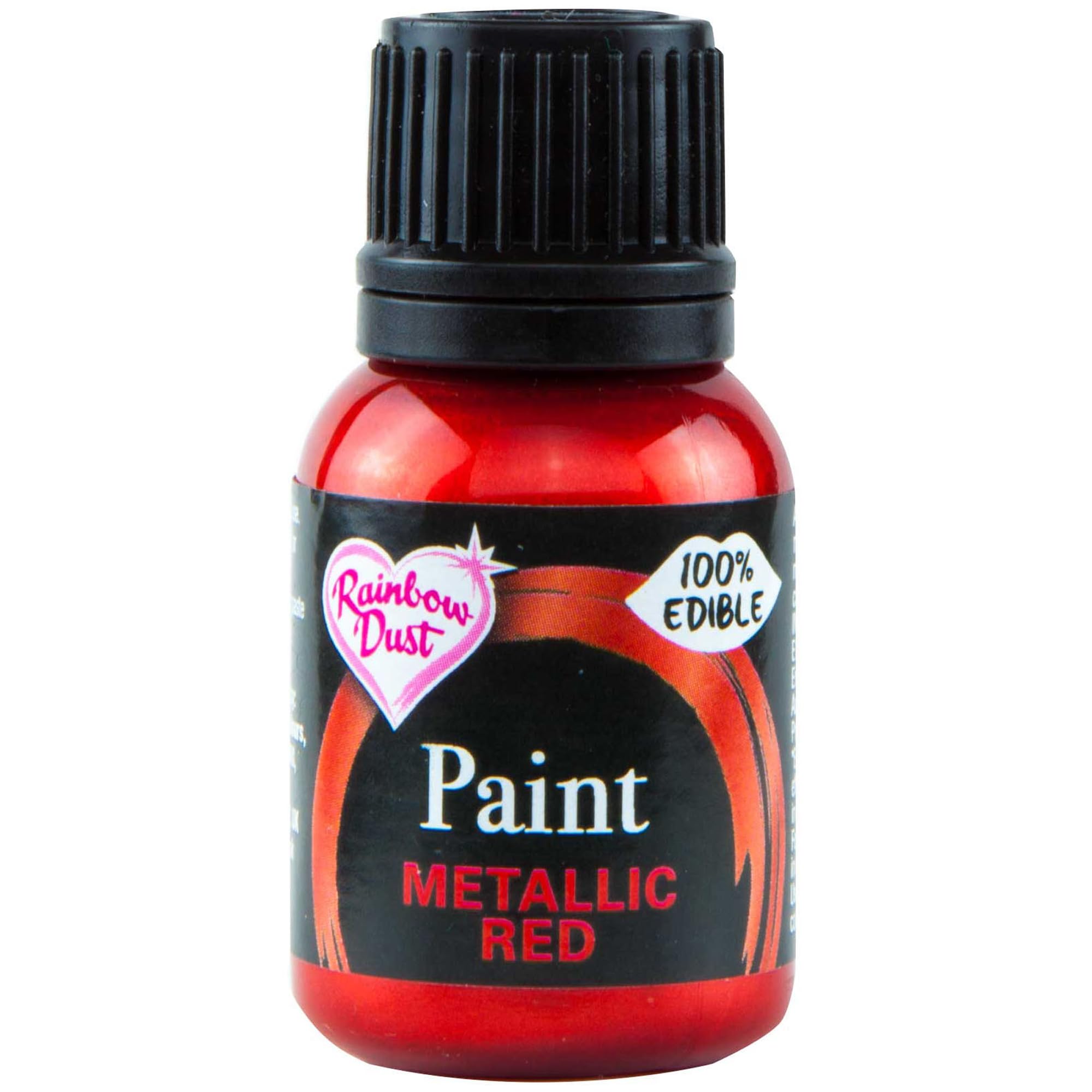 Rainbow Dust Metallic Red Food Paint 25Ml