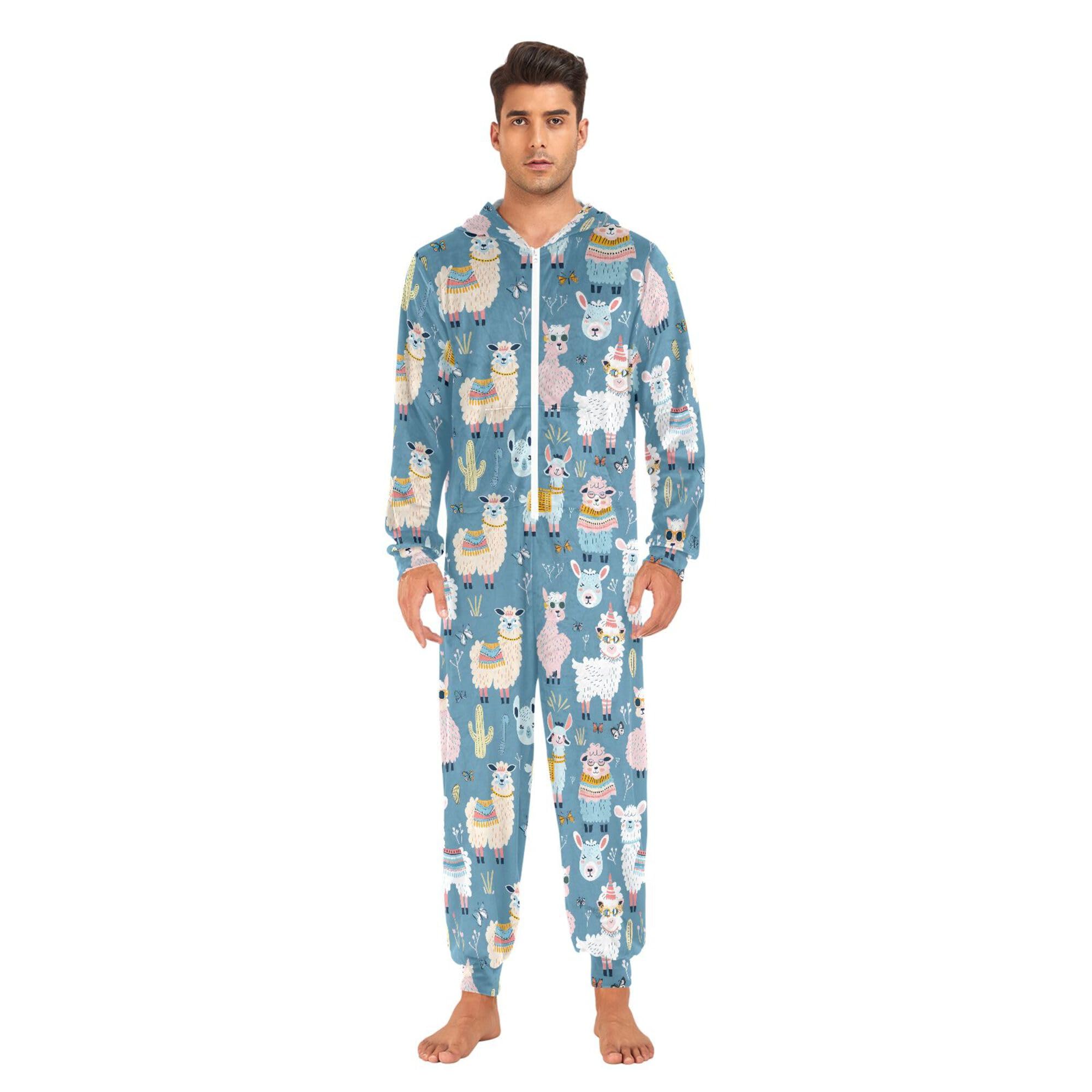 Pigiama con cappuccio per donne uomini coppie adulti, viola neon e pipistrelli stelle e lune pigiama tuta intera con zip up tuta abbinata pigiama basso peluche pigiameria da notte indumenti da notte