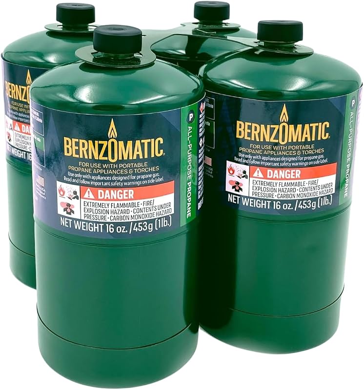 Bernzomatic 16 oz. Camping Propane Gas Cylinders (Pack of 6)