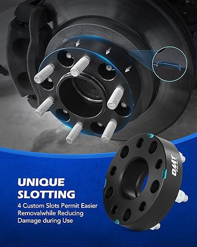 Miniatura 6 de Orion Motor Tech 5x5 espaciadores de ruedas 5 lóbulos 4 unidades 15pulgadas espaciadores de rueda para Jeep Wrangler JK Grand Cherokee Commander