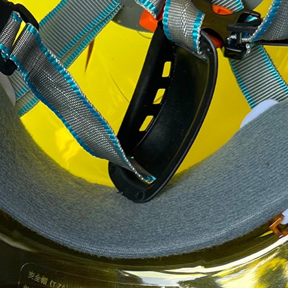 Kask budowlany, przezroczysty kask przemysłowy, kask ochronny dla pracowników, nakładka ochronna do użytku na zewnątrz, do leśnictwa, pracowników budowlanych