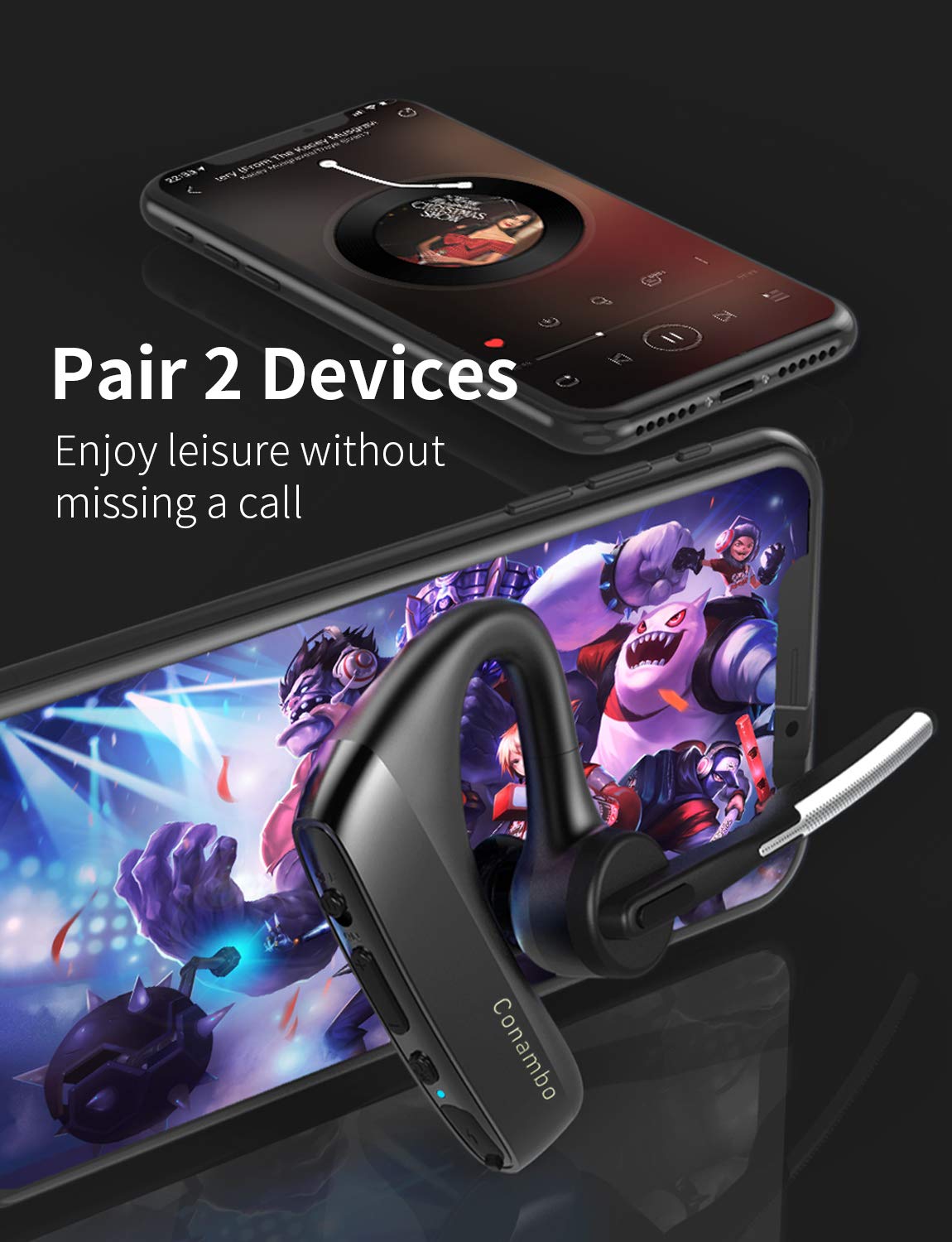 Amazon.com: CONAMBO Bluetooth Headset 