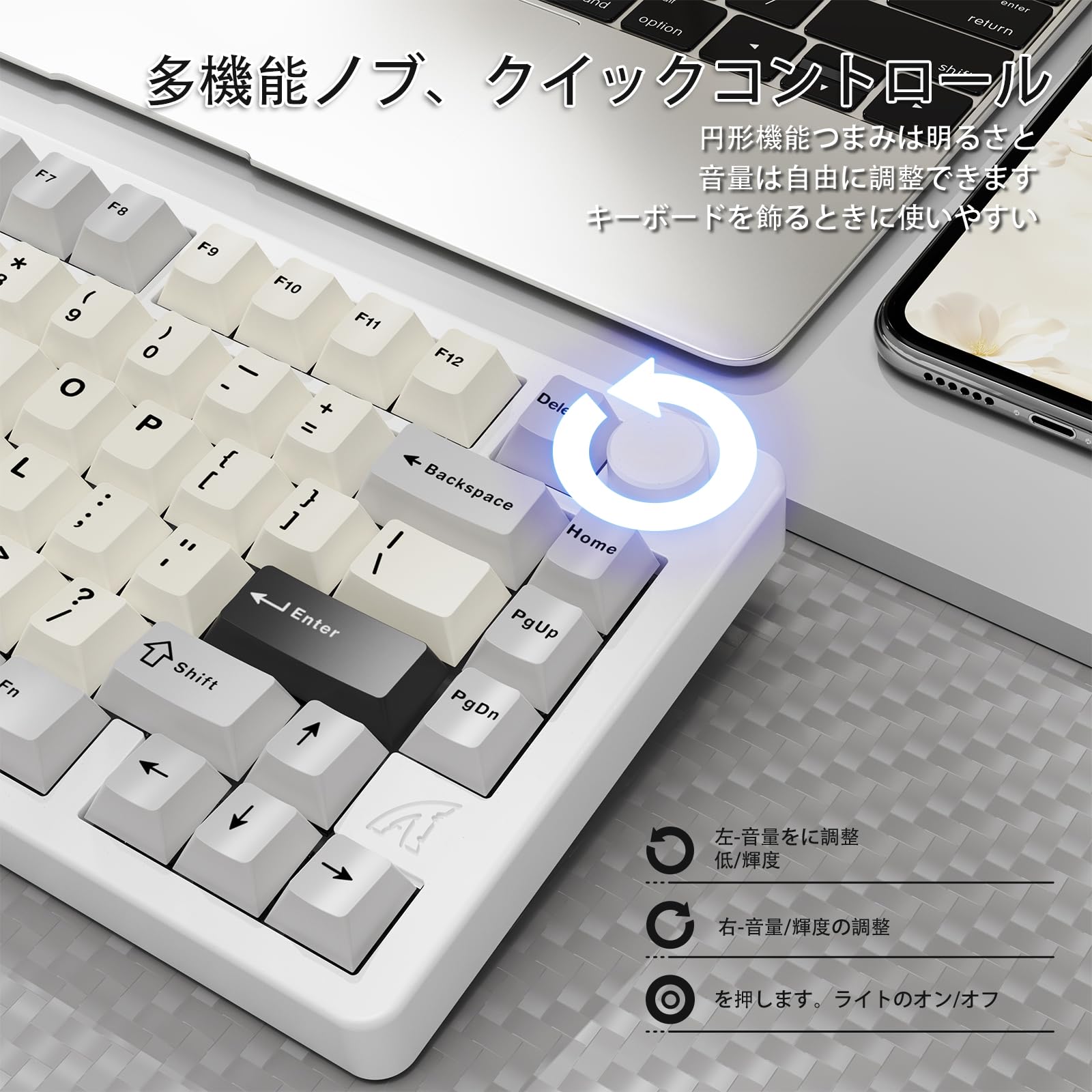Amazon | ATTACK SHARK X86 ゲーミングキーボード ワイヤレス