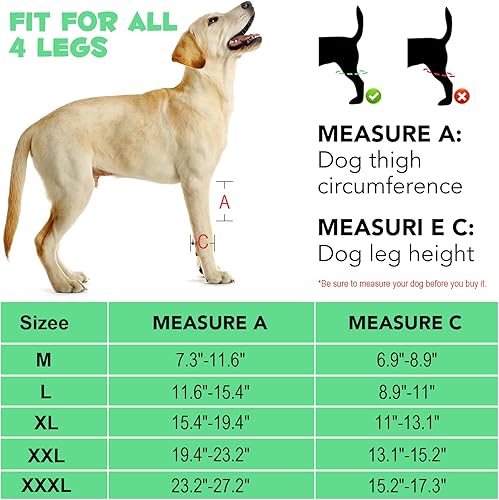 Miniatura 7 de Rodillera para perro, soporte de pierna de perro para soporte de ACL con lesión de ligamento cruzado, luxación de la rodilla, dolor articular