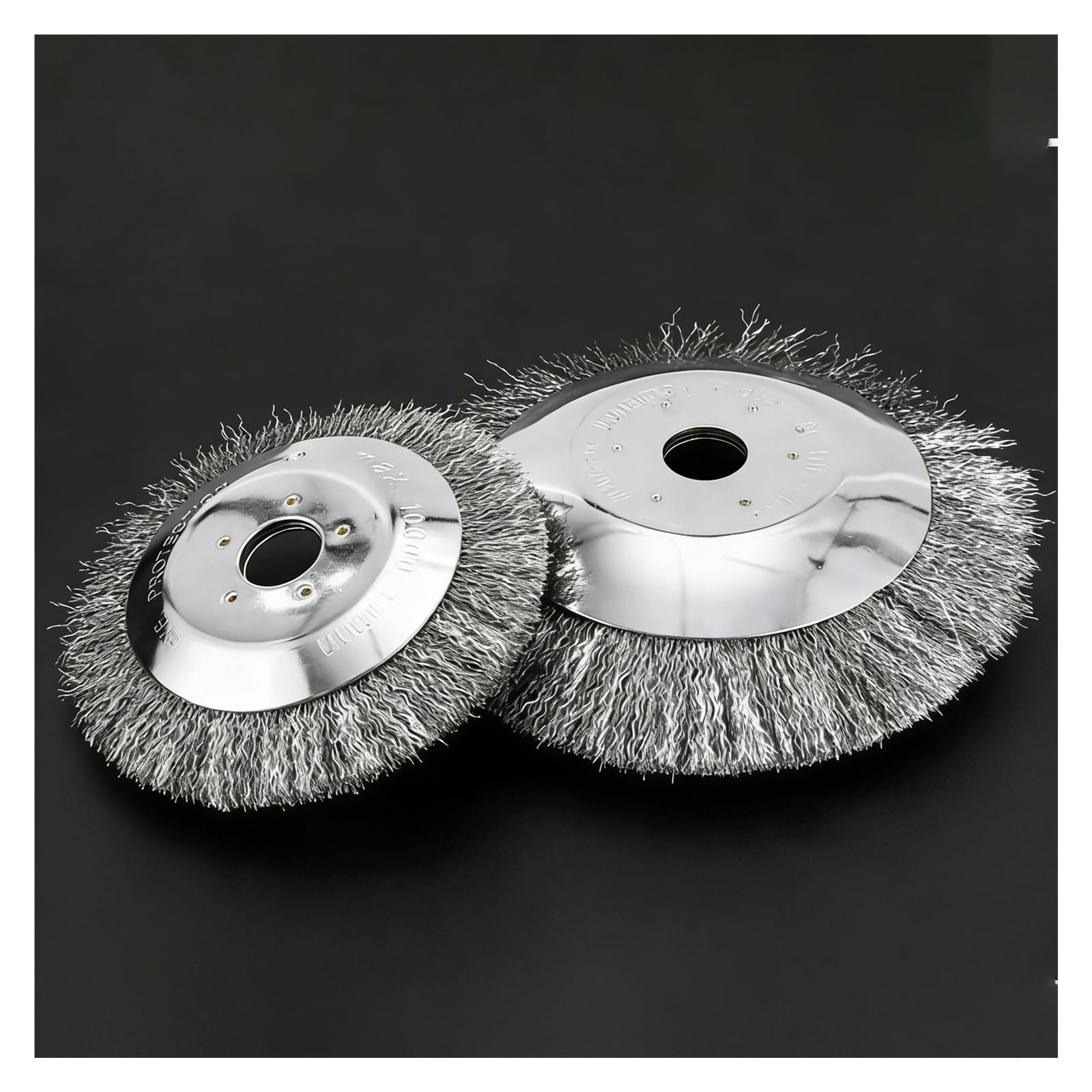 Genérico Cabezal de Corte, Compatible con TSES, Accesorio de Repuesto for desbrozadora de Rueda de Alambre de Acero(8inch-20cm)