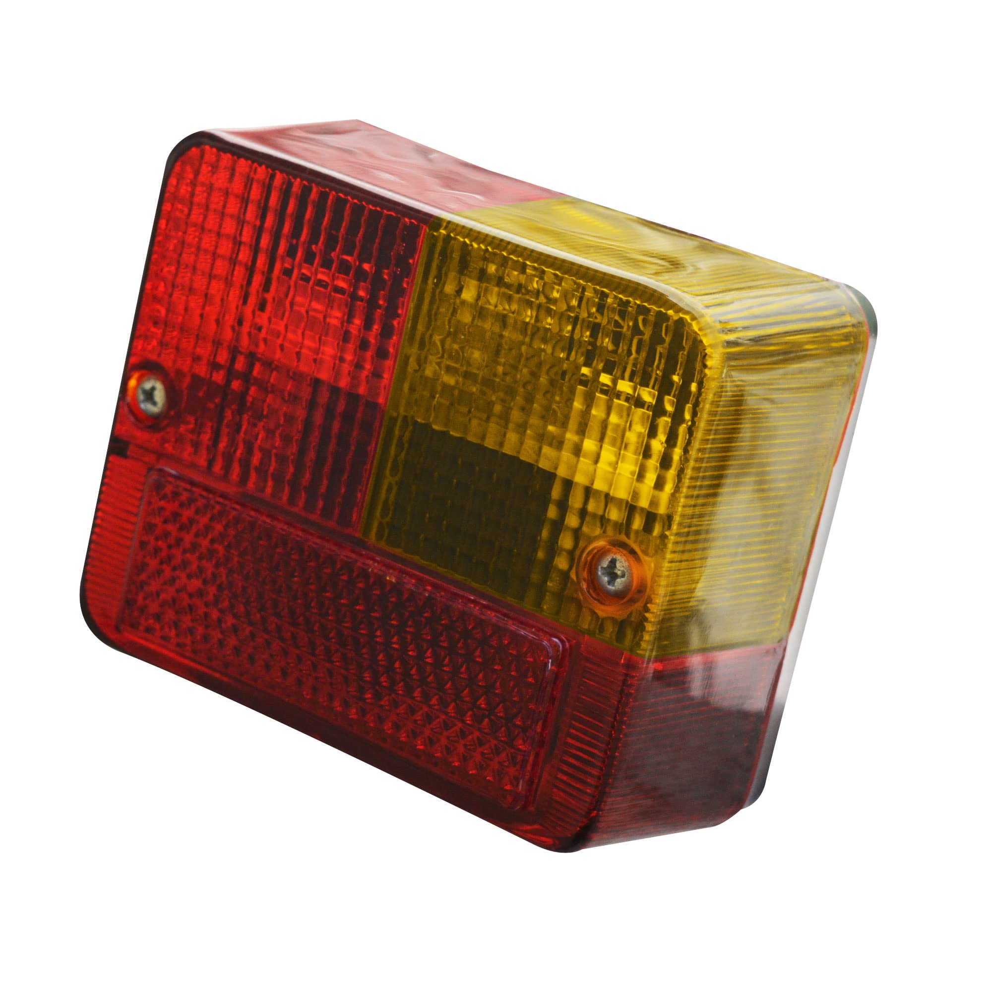 Coppia di indicatori di direzione alogeni combinati Posteriori luci parafango Trattore Base Piatta con lampadine 12v Adatte per Veicoli universali
