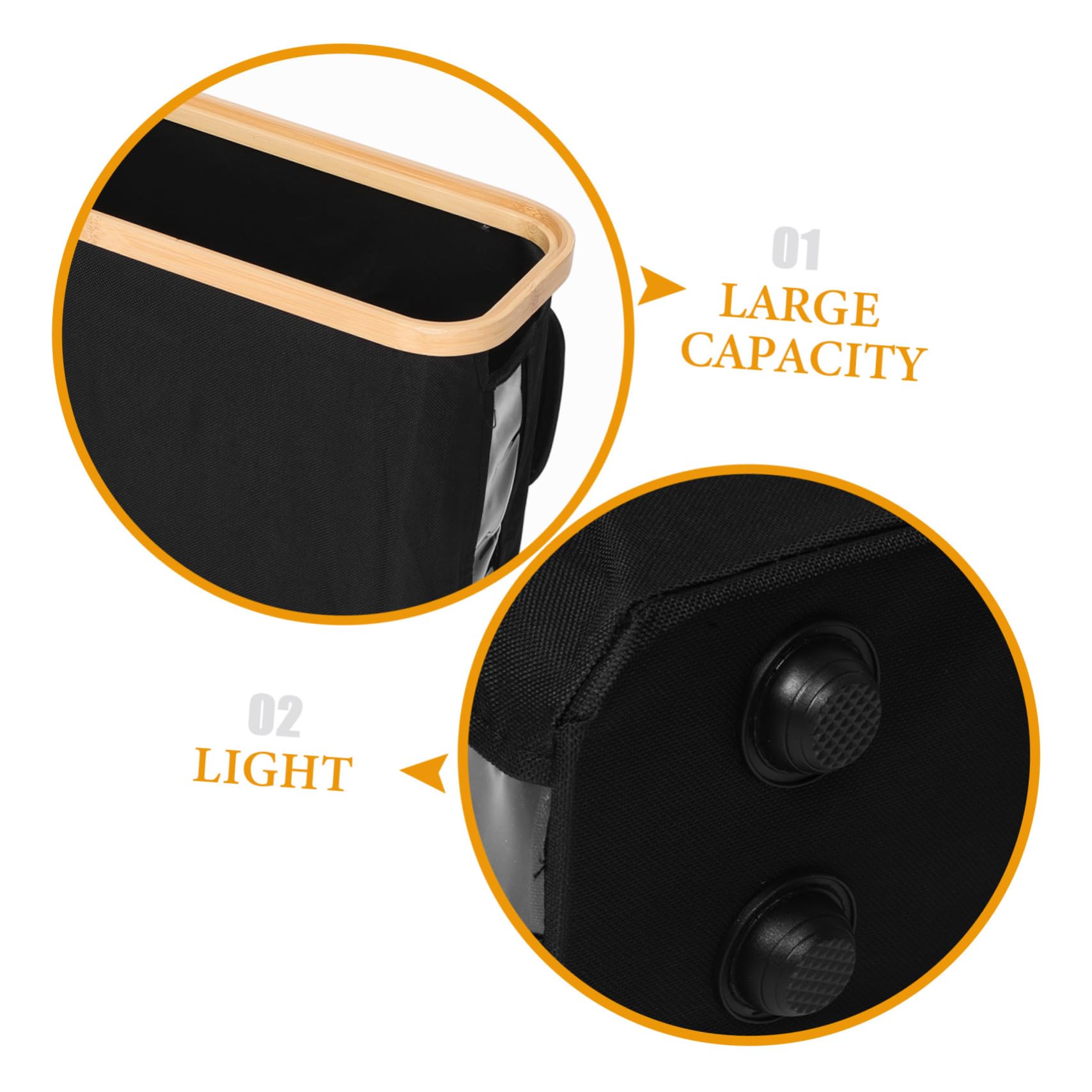 Cesta de Almacenamiento para Papel Higiénico de Tela Negra | Gran Capacidad para Varios Rollos, Uso en Cocina y Baño, Diseño Simple y Versátil