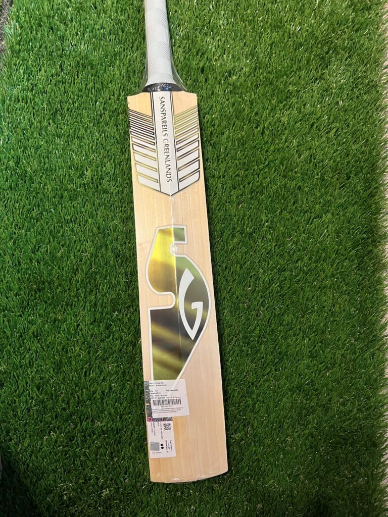 Sunny Gold Cricket Bat, English Willow, 2.8lbs
