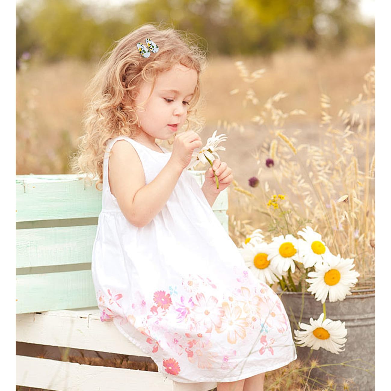 50 fermagli per capelli a scatto per bambine da 3,8 cm antiscivolo avvolti forcine per capelli piccole clip per accessori per capelli per bambini