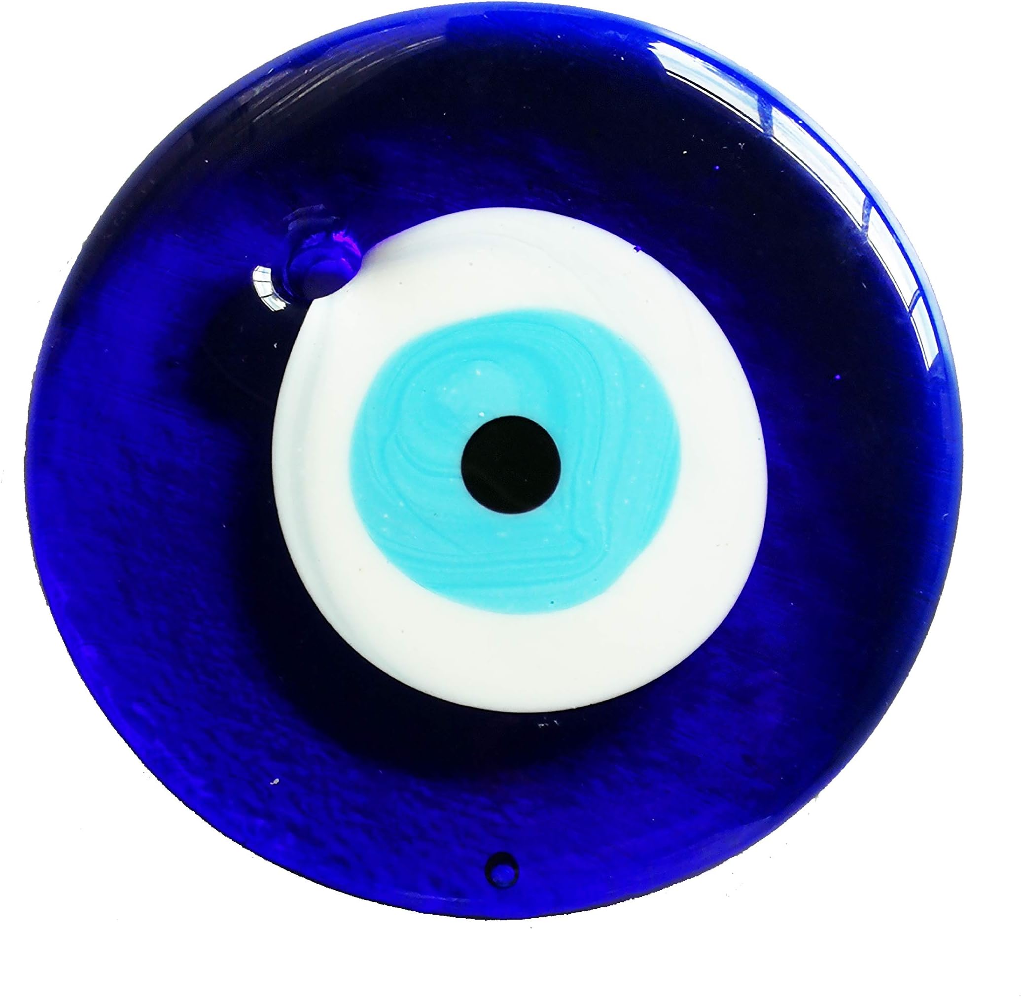 Sumje Big 4.7inch / 12cm Glass Turkish Evil Eye Charm Wall Hanging Great Weeding Favors Car Home Decoration- Lucky Eye Decor Protection & Good Luck