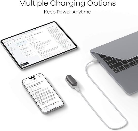 Plaud Charging Dock for NotePin S and NotePin AI Voice Recorder