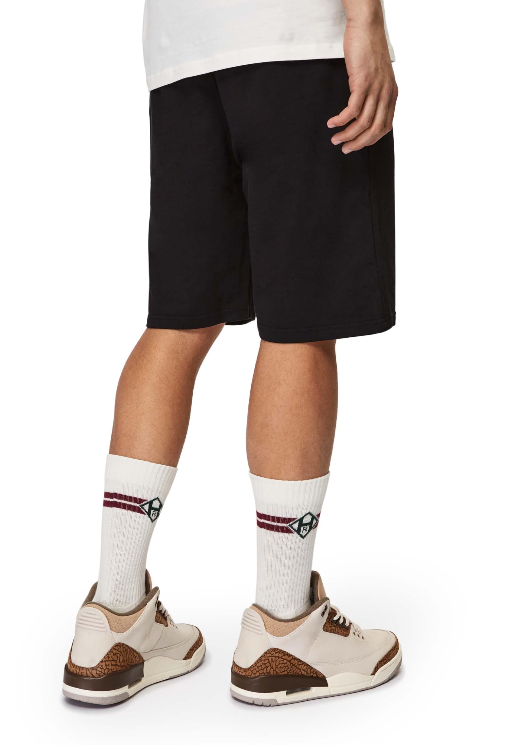 Honesty Rules French Terry Herren Jogginghose, Regular Fit Sweat Shorts aus 100% Bio-Baumwolle, Bequeme Freizeithose mit elastischem Bund & Kordelzug, Kurze Hose für Männer